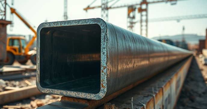 Tubo de aço quadrado: aplicações e vantagens na construção civil