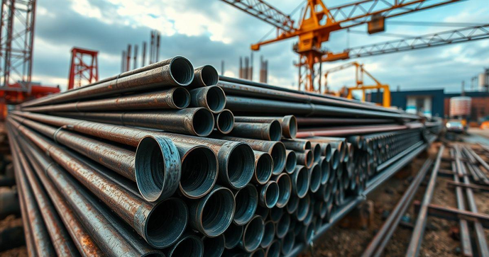 Barras Redondas de Aço como Solução Versátil para Construções e Projetos