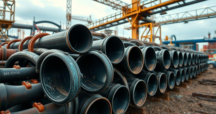 Tubo de aço carbono é a escolha ideal para projetos de construção e indústria Tubo de aço carbono é a escolha ideal para projetos de construção e indústria