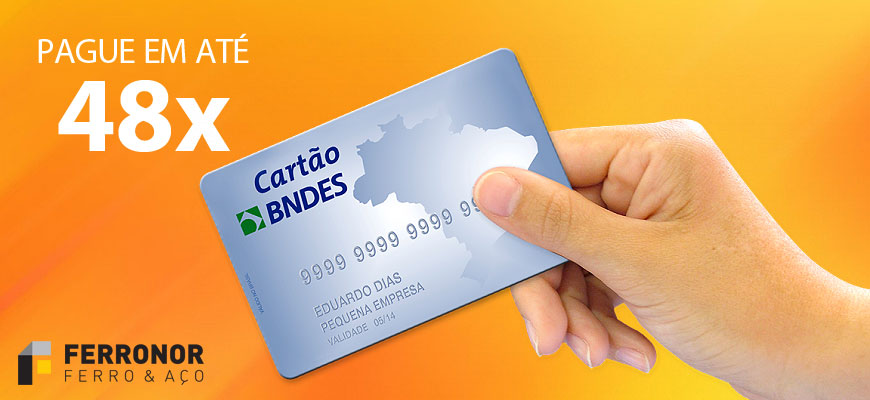Aceitamos cartão BNDES Aceitamos cartão BNDES